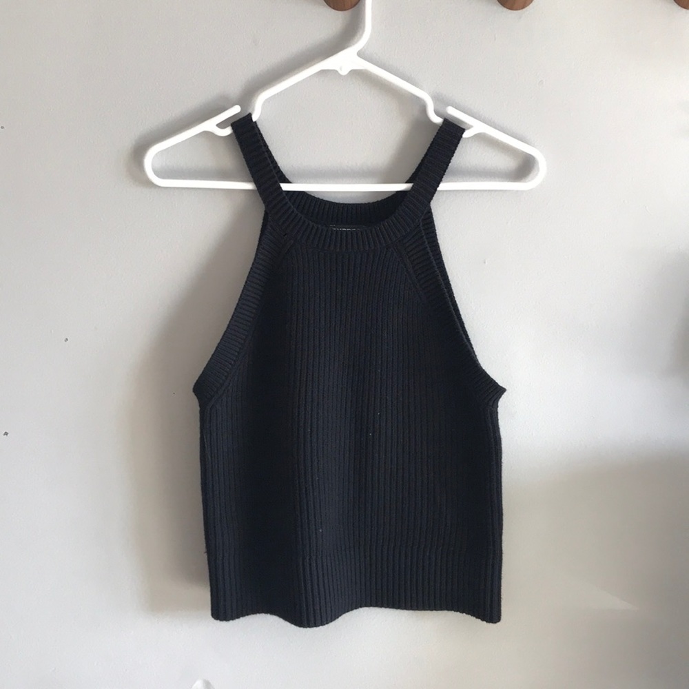 Express Ribbed Sweater Tank